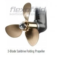 Flexofold Propeller Classic Sail Drive 17" X 3 Blade